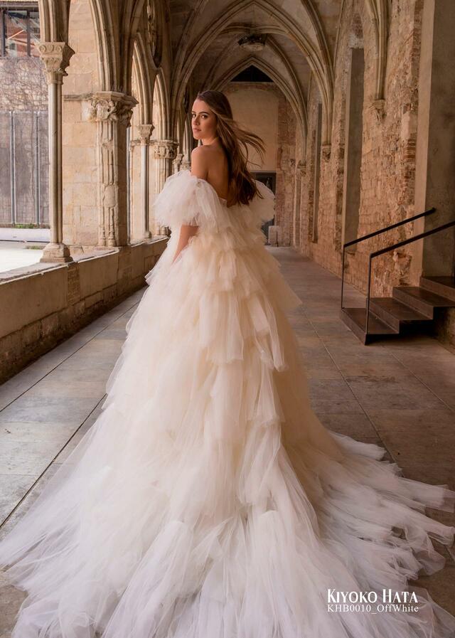 「KIYOKO HATA」新作ウェディングドレス KHB0010_OffWhite