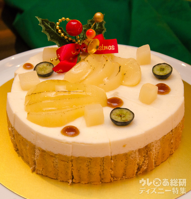 洋梨とキャラメルのムース｜ディズニーアンバサダーホテル「エンパイア・グリル」“クリスマス・ファンタジー”2016 エンパイア・ランチ