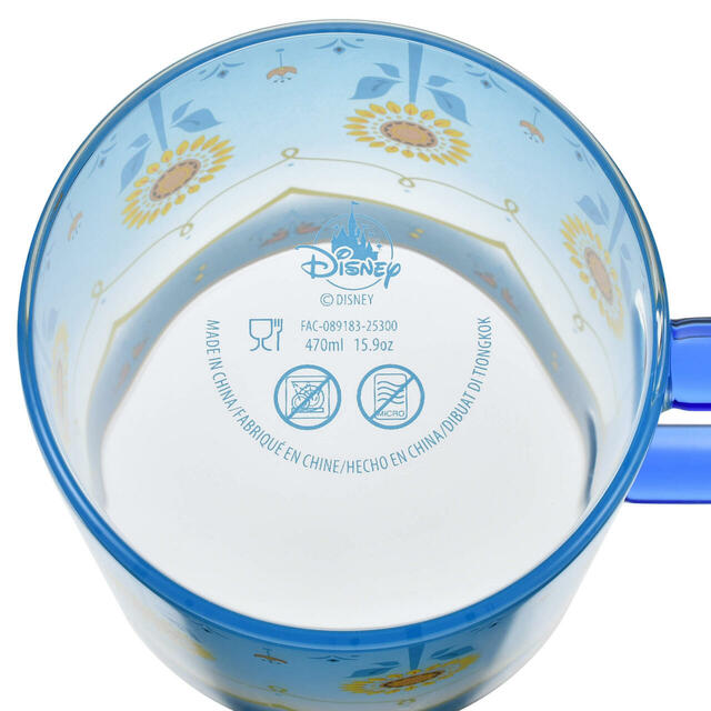 アナ マグカップ 耐熱ガラス FROZEN FEVER 2,200円