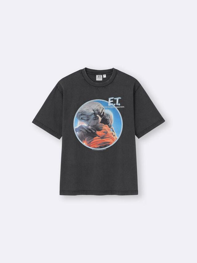 GU ウォッシュドグラフィックT E.T. ¥1,990