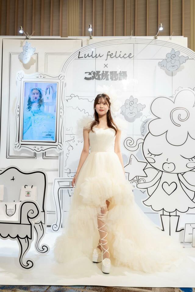 「Lulu felice×ご近所物語」新作ウェディングドレス LU-1006_OffWhite