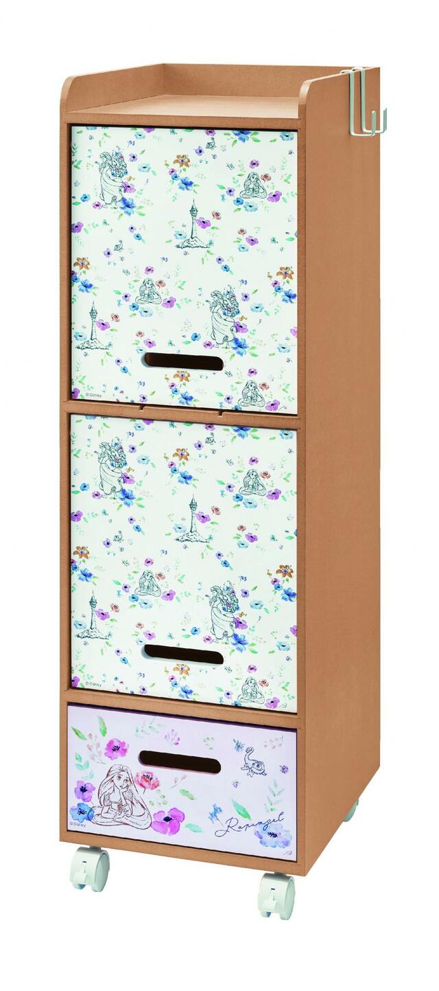 フラップ扉ですっきり隠せる自分で収納ラック（選べるキャラクター）｜￥19,900（税込）