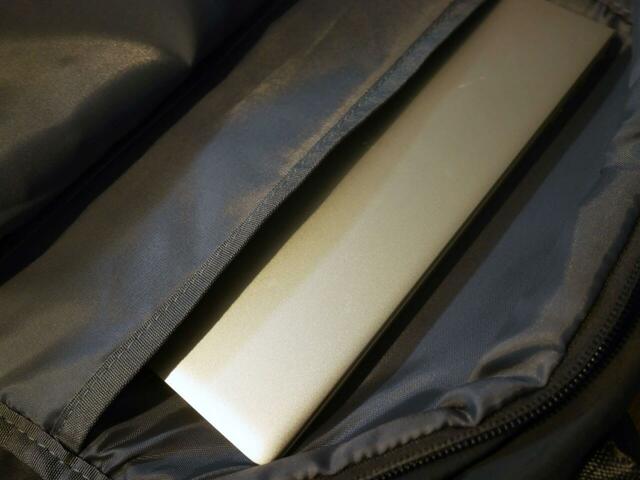 【ベルメゾン/モッテミー 荷物持ちリュック】クッション入りポケットも搭載!14インチのノートPCもすっぽり入りました◎