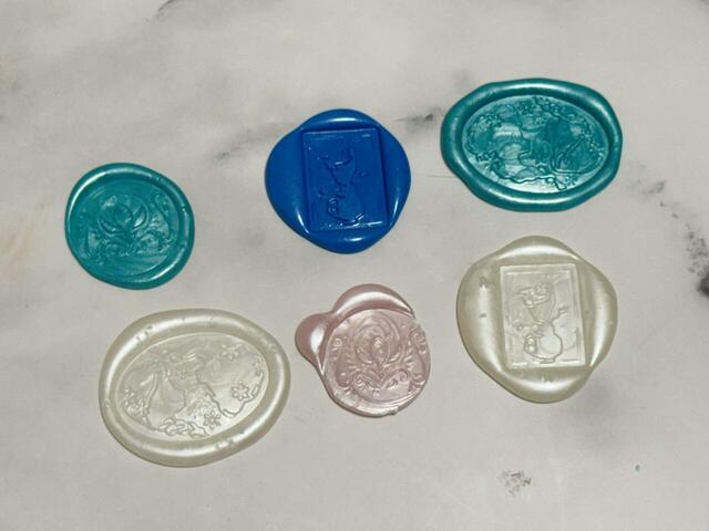 あっという間に簡単にシーリングスタンプが作れました♪