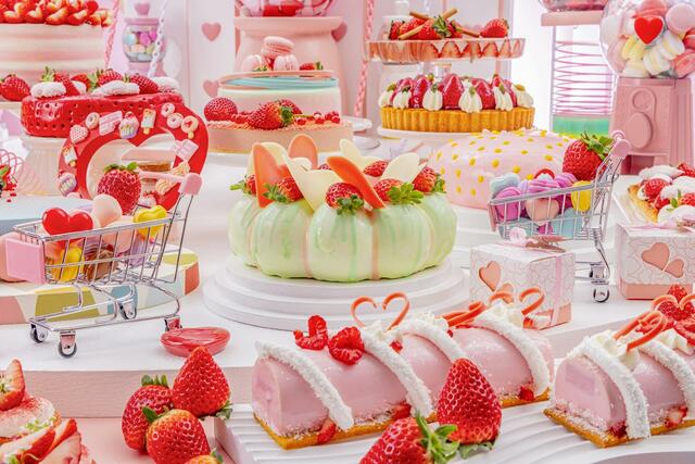 提供メニューイメージ【ヒルトン東京『ストロベリー・ハートファクトリー』いちごスイーツビュッフェ】