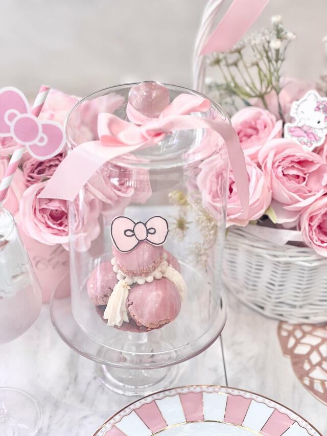 「リボンサントノーレ」＜5,800円〜＞【ハローキティ コラボアフタヌーンティー】