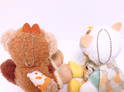 ダッフィー・ジェラトーニ】抱きつきぬいぐるみが可愛い! ベルトが隠れ