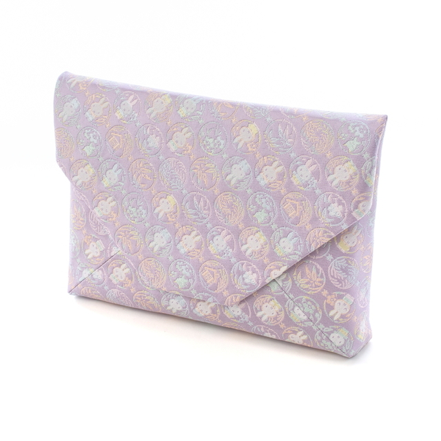 数寄屋袋（すきやぶくろ）まんまるミッフィー（パープル）【TATSUMURA × miffy】