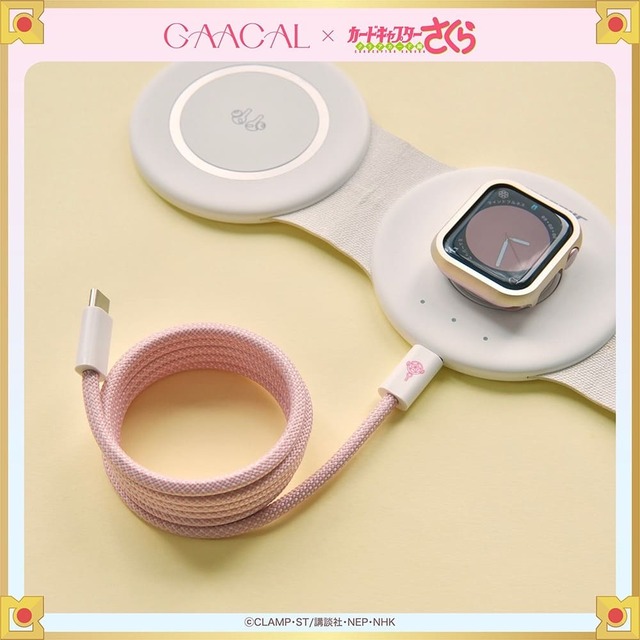 【GAACAL×カードキャプターさくら】iPadやiPhone15の充電にも対応のType-Cケーブル