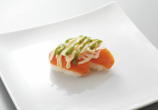 サーモン イタリアン寿司　※牛＆豚プレミアム以上【和食さと 食べ放題新メニュー】