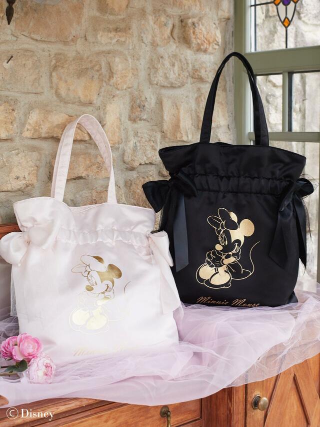 ダブルリボントートバッグ 6,600円｜Maison de FLEURディズニー「ミニーマウスの日」コレクション