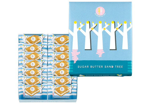 「シュガーバターサンドの木」＜お買得パック10個⼊756円～＞【｢東京ばな奈ワールド」と｢シュガーバターの木｣のポップアップストアがオープン】