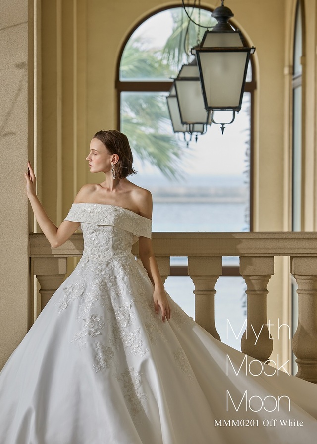 クラウディア「Myth Mock Moon(ミスモックムーン)」新作ウェディングドレス MMM0201_Off White