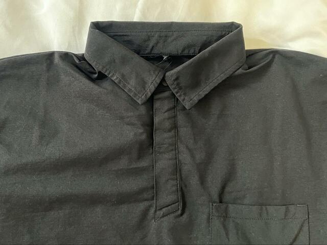 【ワークマン ドライストレッチ半袖ポロシャツ】一番上以外のボタンが隠れるデザインです