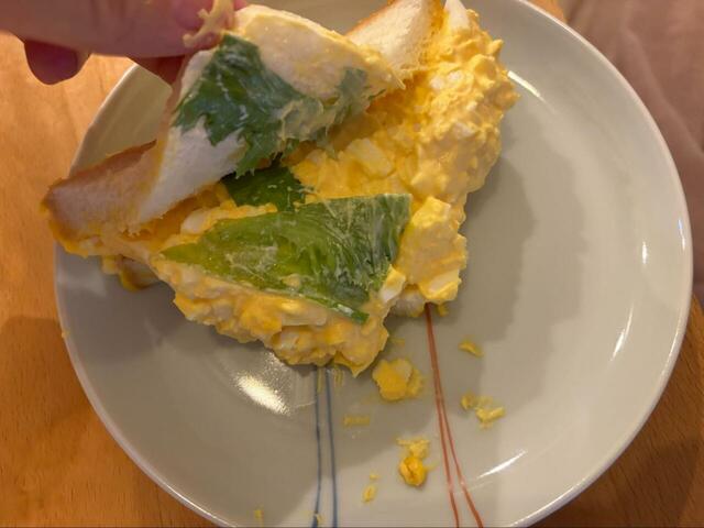 【コストコ　サンドイッチコンボ】中までぎっしり！シャキッとレタスで食感も楽しい♪