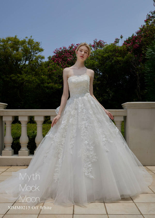 クラウディア|Myth Mock Moon(ミスモックムーン)新作ウェディングドレス|MMM0215_OffWhite