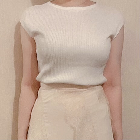 【ユニクロ】UVカットスーピマコットンフレンチスリーブセーター／税込1,990円