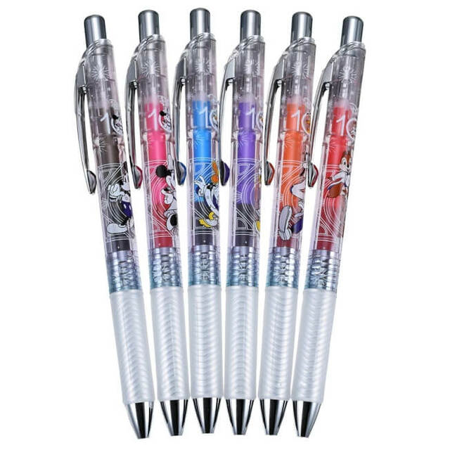 ミッキー＆フレンズ エナージェル 0.5 ゲルインキボールペン The Disney100 Platinum Celebration Collection 1,980円