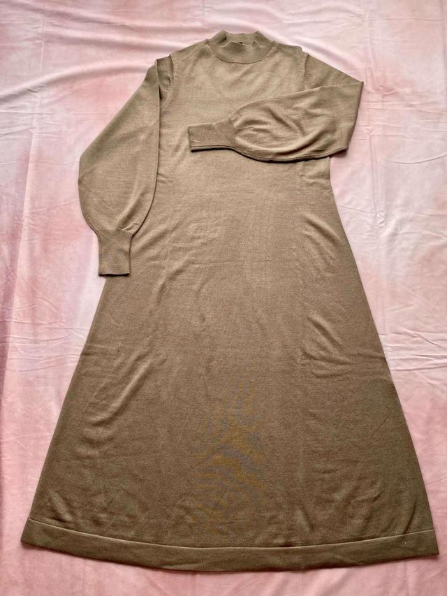 【UNIQLO（ユニクロ）】メリノブレンドAラインワンピース／税込3,990円