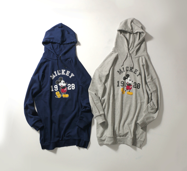 「ミッキー」パーカーワンピース