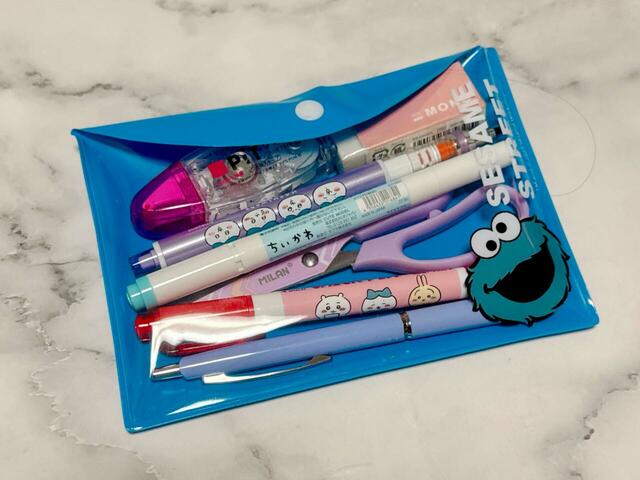 ステーショナリーを入れるのにピッタリ