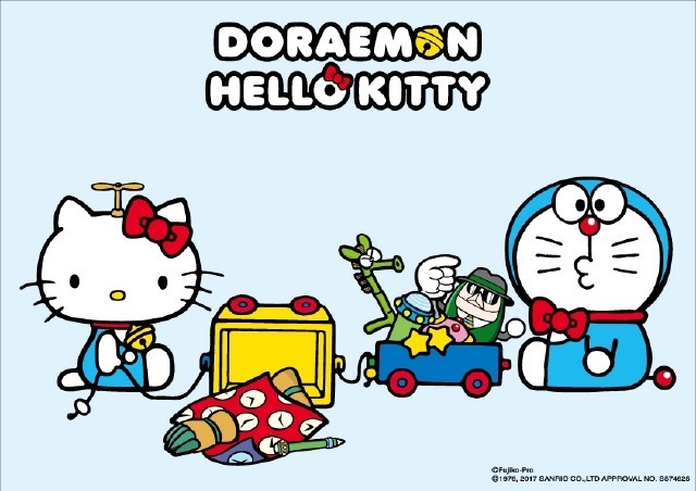 ドラえもん×ハローキティ」コラボ眼鏡フレーム発売決定、キッズ＆大人