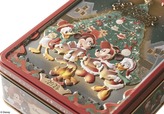 Disney SWEETS COLLECTION by 東京ばな奈『ミッキー＆フレンズ＜クリスマス＞/ショコラサンド「見ぃつけたっ」』缶の表面は、ぷっくりと立体的！
