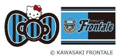 【サンリオ「フェアプレーリボンプロジェクト」】クラブデザイン一例：川崎フロンターレ（左）コラボデザイン、（右）フラッグ