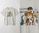 mofusand展　Tシャツ 大集合（オートミール） （M・L・XLサイズ） 各3,080円 ※お一人様各3点まで