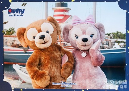 クリスマス限定コスチュームのダッフィーとシェリーメイに会おう! 2018