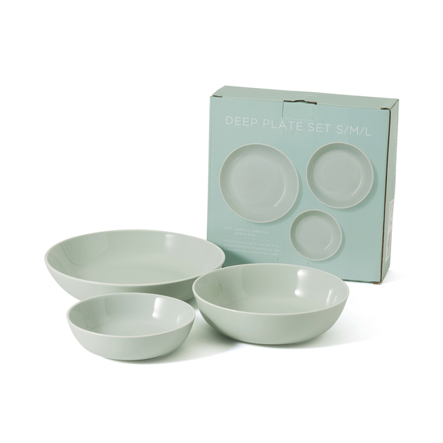 【Francfranc（フランフラン）】オルディ ディーププレートセット（ S・M・L サイズセット）