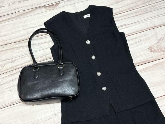 ミニドレスに合わせてもかわいい！