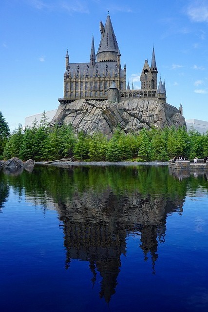 USJスイーツ／三本の箒のテラス席から見える絶景