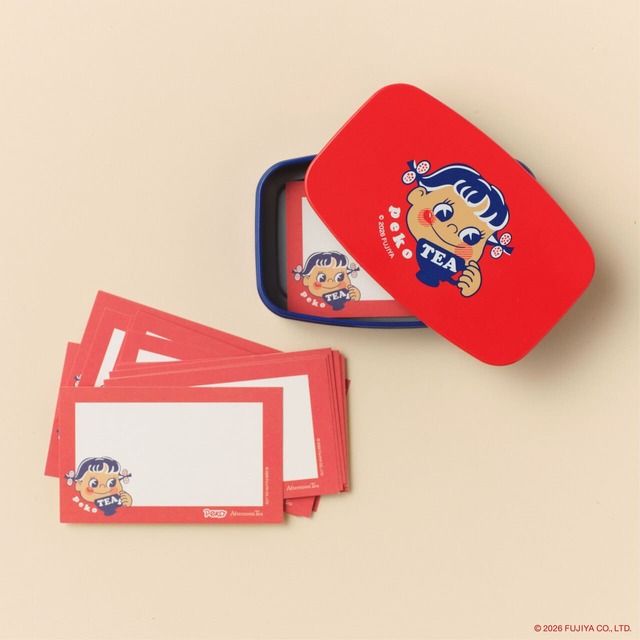 【ペコちゃん×Afternoon Tea LIVING】缶入りメモ ￥1,320