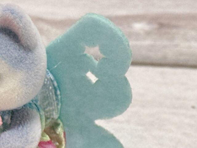 【シルバニアファミリー 限定付録】羽はフェルト素材。しっかりとした生地が◎
