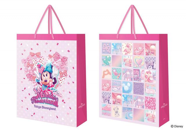 ペーパーバッグ｜限定オリジナルアイテム｜ディズニーアンバサダーホテル「ディズニー・パルパルーザ“ミニーのファンダーランド”」スペシャルルーム｜期間：2024年1月19日（金）～4月7日（日）｜東京ディズニーランド「ディズニー・パルパルーザ」第1弾スペシャルイベント「ミニーのファンダーランド」