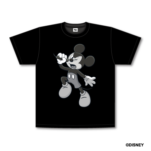 【EC限定】ミッキーマウス_Tシャツカラー：ホワイト／ブラック　サイズ：M、L、XL各色5000円（税込）