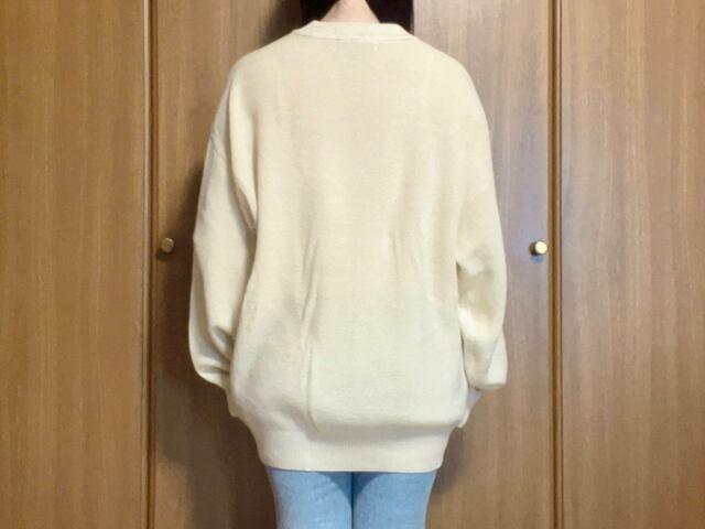 ちょうどヒップが隠れる着丈