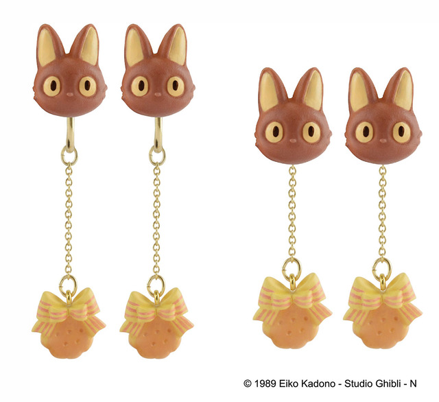 魔女の宅急便 ベーカリーシリーズ イヤリング/ピアス 2個セット ジジパン　1,600円（税別）