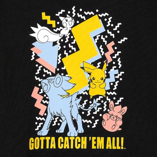 KIDS(男女兼用)グラフィックT(半袖) Pokemon ¥990