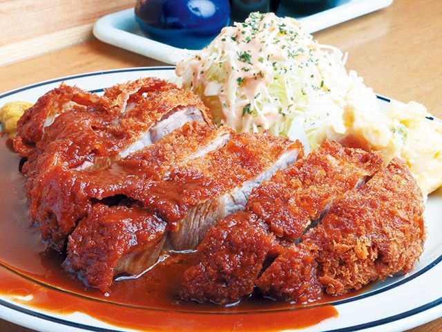 関西とんかつの名店8／とんかつ処 おくだ（元田中）　ジャンボロースかつ定食 1230円（単品は1100円）