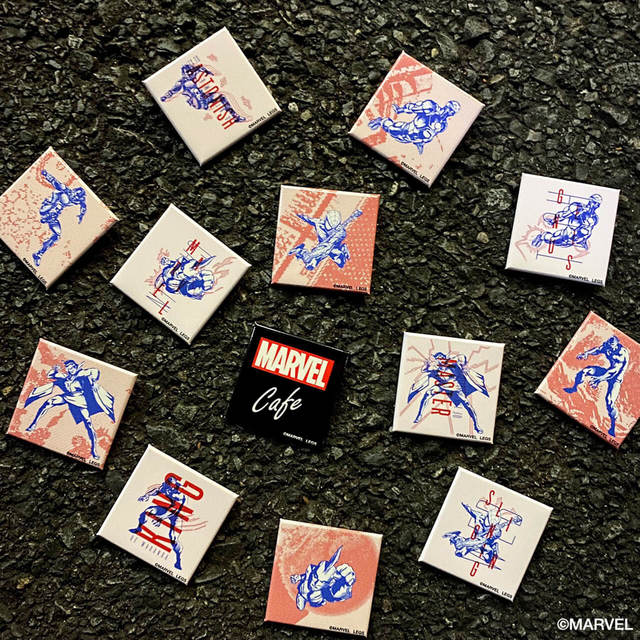 スクエア缶バッジ（ランダム全 13 種）