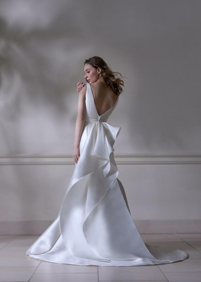 「DAVID K NEW YORK(デヴィッド ケイ ニューヨーク)」新作ウェディングドレス NY-0121_Offwhite