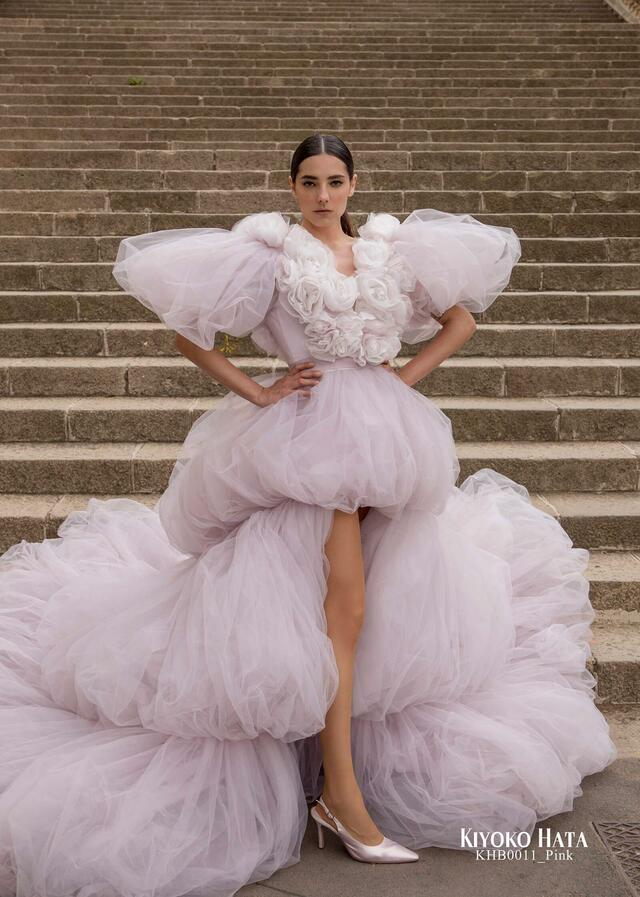「KIYOKO HATA」新作ウェディングドレス KHB0011_Pink