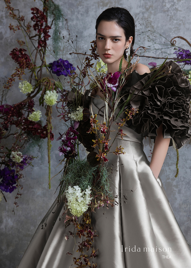 クラウディア｜「Irida maison（イリーダメゾン）」新作ウェディングドレス｜IM-0046_Gray