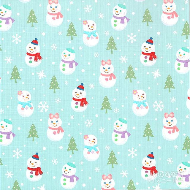 2019クリスマス限定! ダッフィー&シェリーメイのスナップフォト台紙（中表紙）