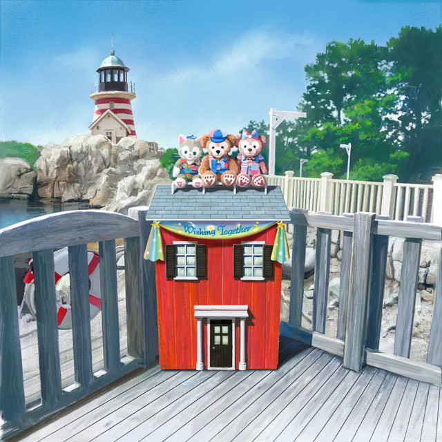 東京ディズニーシー15周年ダッフィー フォトスポット