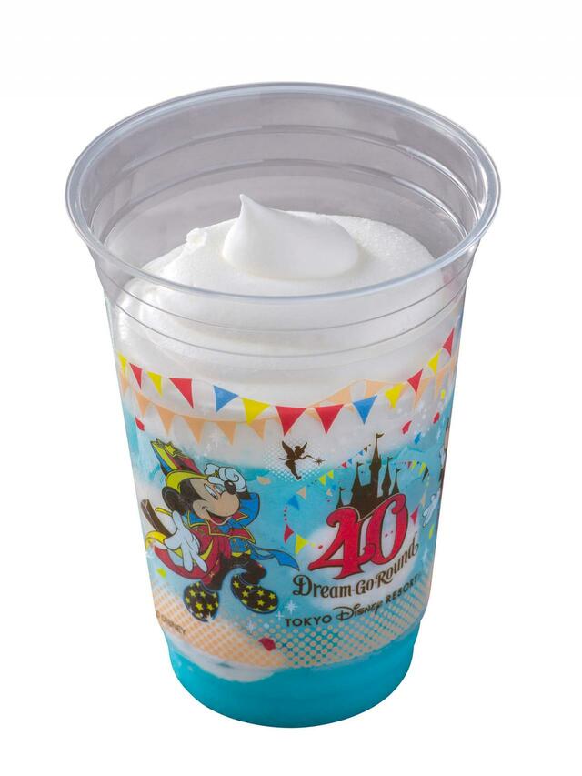 ハーモニーフロスティ（ラムネ） 700円｜東京ディズニーリゾート40周年“ドリームゴーラウンド”スペシャルメニュー