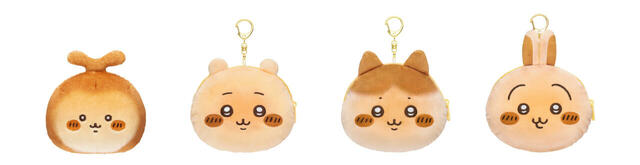 「パンみたいなもちもちマスコット」<価格:各税込1,320円((カブトムシ))/各税込1,760円>【ちいかわパン!ハチワレパン!うさぎパン!ちいかわのパン屋さん「ちいかわベーカリー」が原宿表参道にオープン】