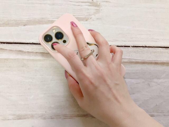 リング付きなので落下防止に◎